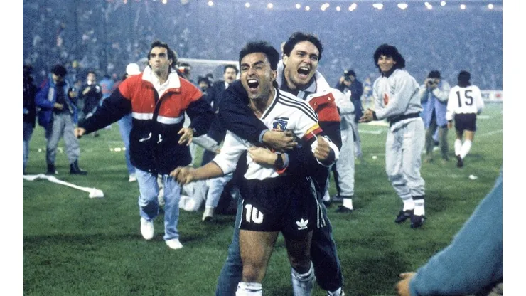 Pizarro celebra el título con Marcelo Oyarzún