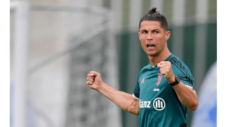 Cristiano Ronaldo en la vuelta a los entrenamientos de Juventus