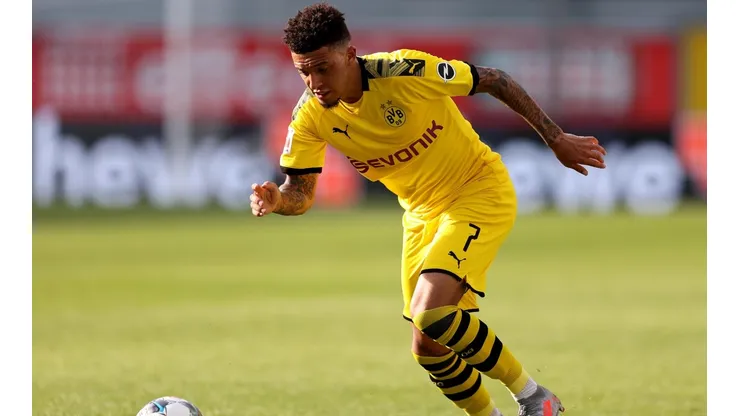 Jadon Sancho en el Dortmund.