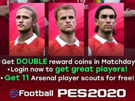 Bergkamp, Petit y Pires son los nuevos Iconic Moment de Arsenal en PES 2020