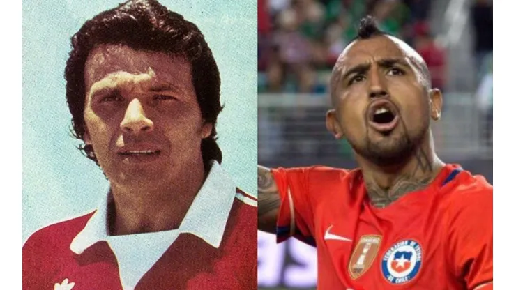 Elías Figueroa y Arturo Vidal, dos referentes del fútbol chileno