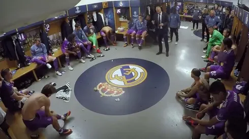 Zidane y su charla en el entretiempo de la final de Cardiff.