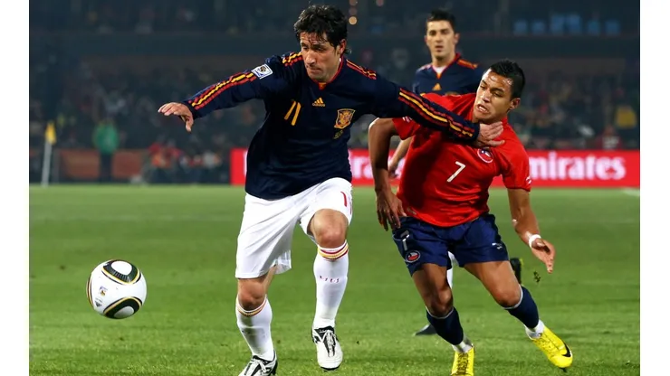 Joan Capdevila vs Chile en Sudáfrica 2010