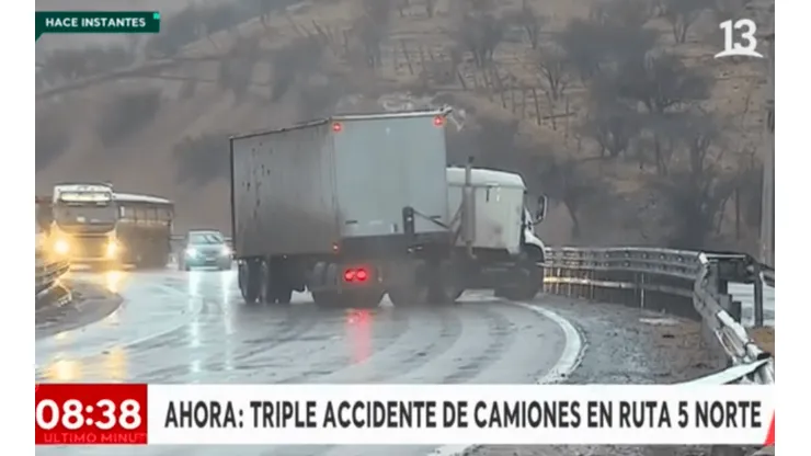 El reportero de "Bienvenidos" terminó presenciando en directo un nuevo accidente.