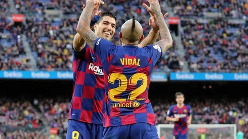 Suárez y Vidal en el Barcelona.