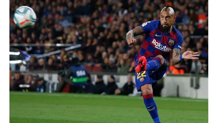 Arturo Vidal fue elegido como uno de los mejores suplentes de La Liga de España