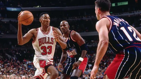 Scottie Pippen ante Houston Rockets
