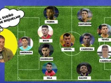 TyC Sports publica el 11 que sueña Riquelme con Medel e Isla como titulares