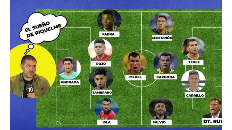 El equipo que sueña Juan Román Riquelme