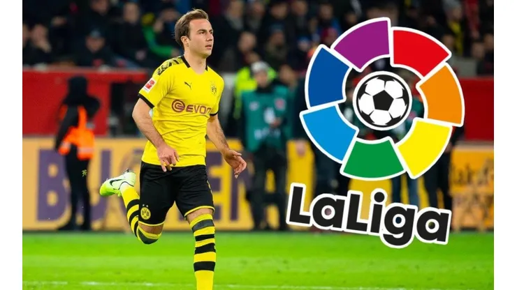 Mario Götze en el Borussia Dortmund esta temporada