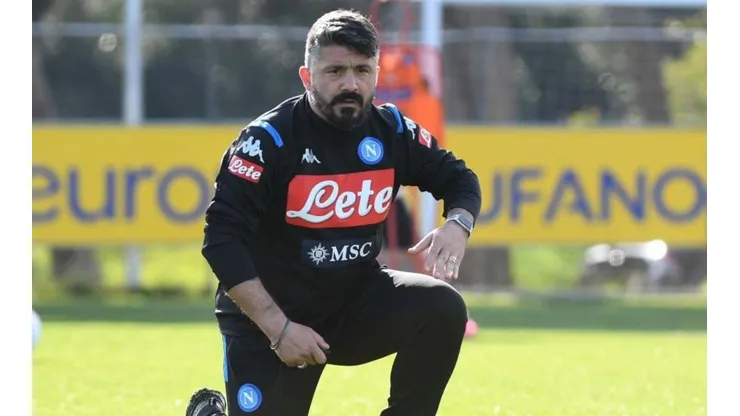Gattusso es el DT de Napoli, club que lamenta su pérdida