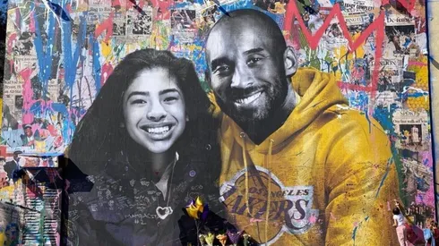 Pese a las violentas protestas por el asesinato de George Floyd, los murales callejeros dedicados a Kobe Bryant y su hija Gianna se mantuvieron intactos