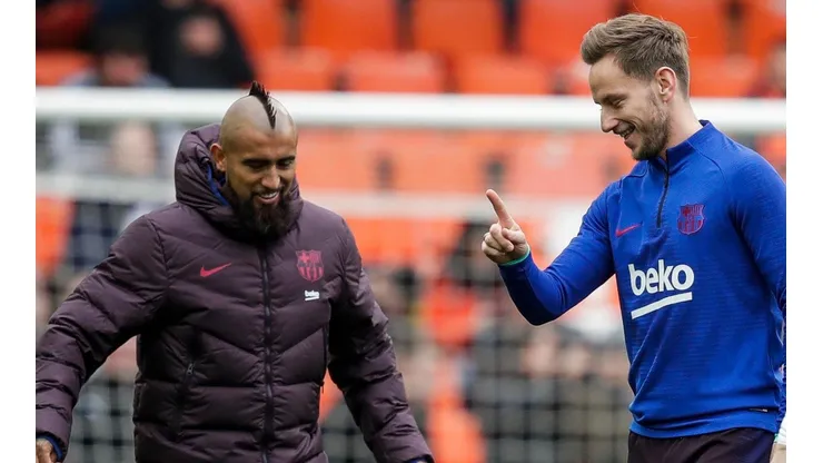 Ivan Rakitic le respondió con todo a Arturo Vidal por decir que se lo "comió" en el último entrenamiento del Barcelona