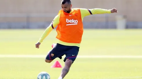 Arturo Vidal se prepara para la vuelta al fútbol en Barcelona