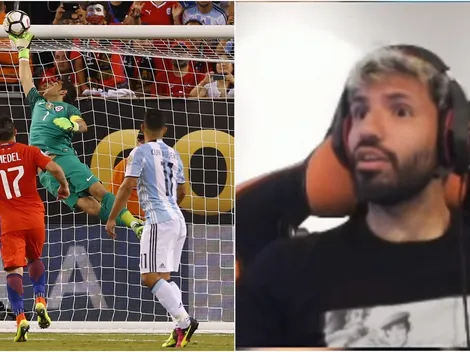 Kun Agüero todavía no cree la inolvidable tapada de Claudio Bravo