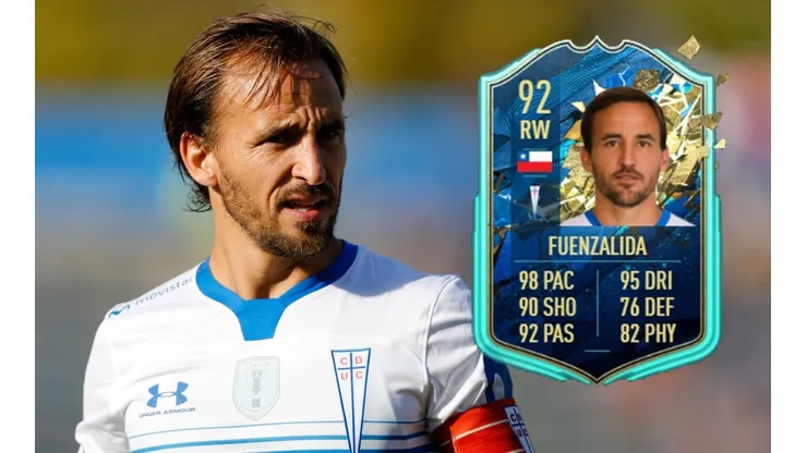 Fuenzalida es uno de los mejores jugadores por las bandas con esta carta.