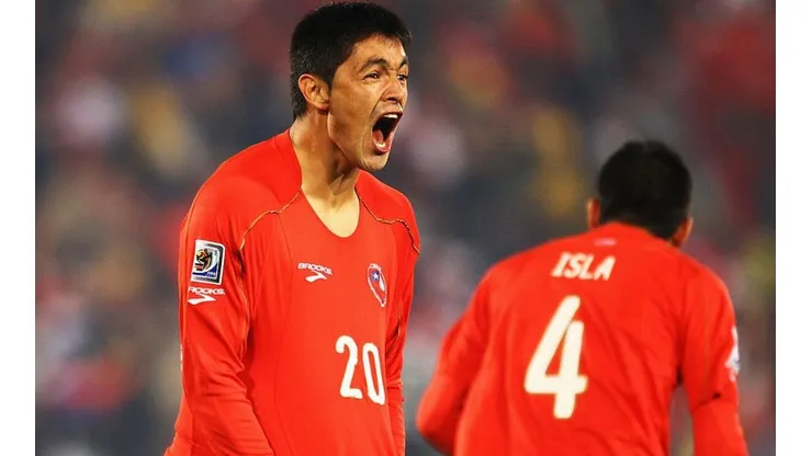 Rodrigo Millar anotó el descuento para Chile ante España en 2010