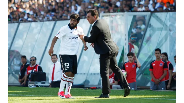 Nicolás Maturana en Colo Colo junto a Pablo Guede