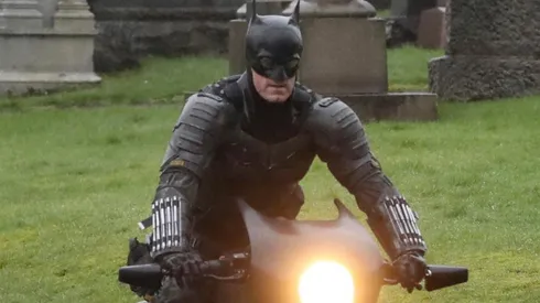 Captura de las filmaciones de "The Batman" en la previa a la pandemia.
