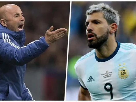 Agüero le pasa factura a Sampaoli por sus alocados festejos como DT de Argentina
