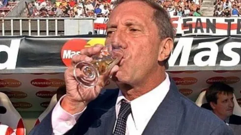 La imagen icónica de Carlos Salvador Bilardo