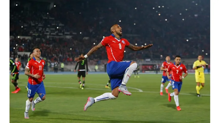 Arturo Vidal y Eduardo Vargas fueron los goleadores de Chile esa noche.