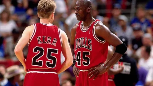 Steve Kerr volvió a hablar de su pelea con Michael Jordan