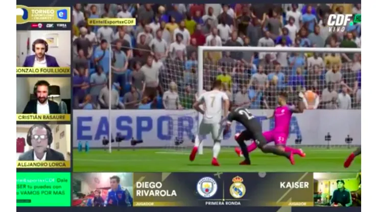 Kaiser derrotó por 3-2 a Diego Rivarola en el torneo eSports Entel Celebrity