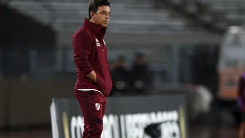 Marcelo Gallardo en la banca de River Plate