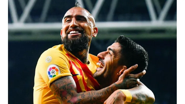 Luis Suárez le jugó broma a Arturo Vidal en su cuenta de Instagram