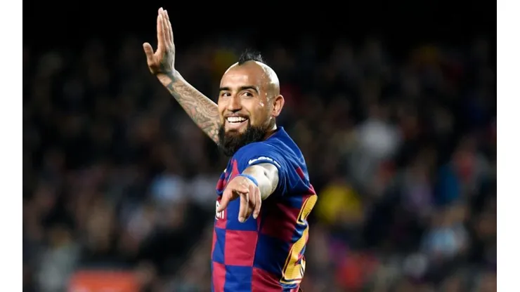 Arturo Vidal se lleva todas las miradas en Barcelona