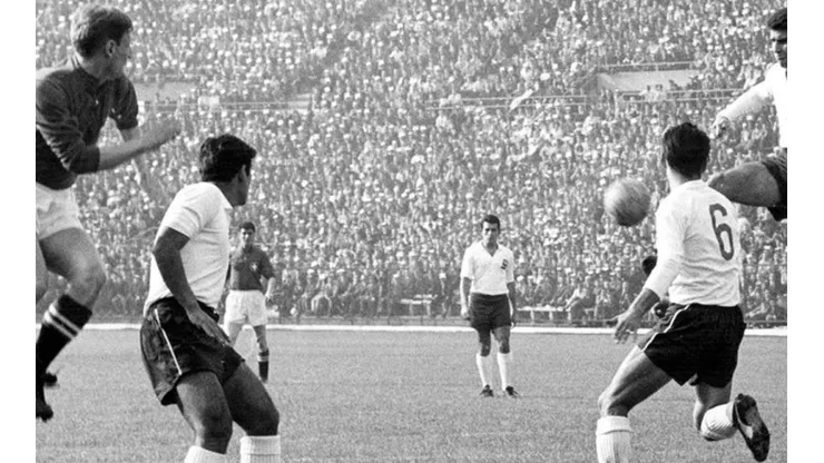 Chile vs. Suiza en el Mundial de 1962.