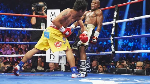 Pacquiao ante Mayweather en 2015.