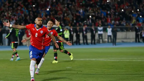 Arturo Vidal y Eduardo Vargas fueron los goleadores de Chile esa noche.