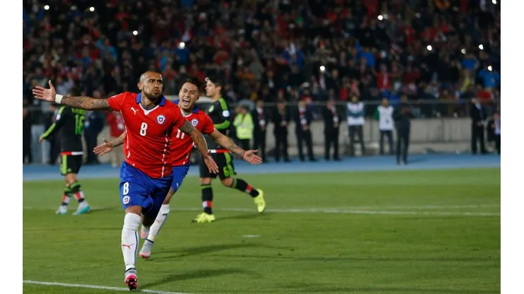 Arturo Vidal y Eduardo Vargas fueron los goleadores de Chile esa noche.