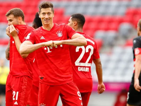 Otro paso al título: Bayern Múnich golea con doblete de Lewandowski