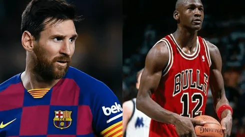 Lionel Messi frente a Michael Jordan