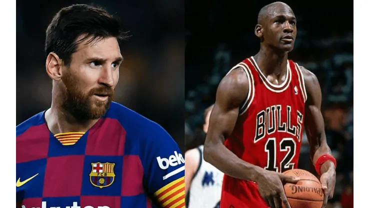 Lionel Messi frente a Michael Jordan