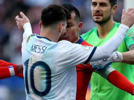 Medel y su encontrón con Messi: "Lo que pasa en la cancha, queda ahí"