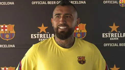 Vidal comparte su felicidad tras la vuelta a los entrenamientos.