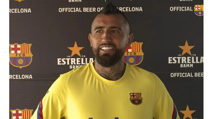 Vidal comparte su felicidad tras la vuelta a los entrenamientos.