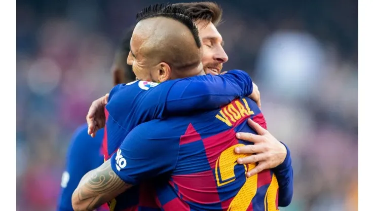 Lionel Messi con Arturo Vidal han formado una fuerte amistad en Barcelona