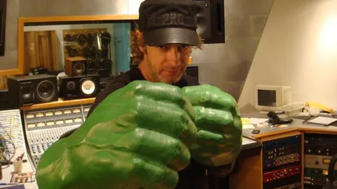 Gustavo Cerati en los estudios Stratosphere Sound New York, Estados Unidos, para la grabación de "Fuerza Natural".