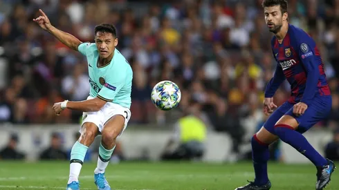 Alexis Sánchez vs Barcelona en Champions League