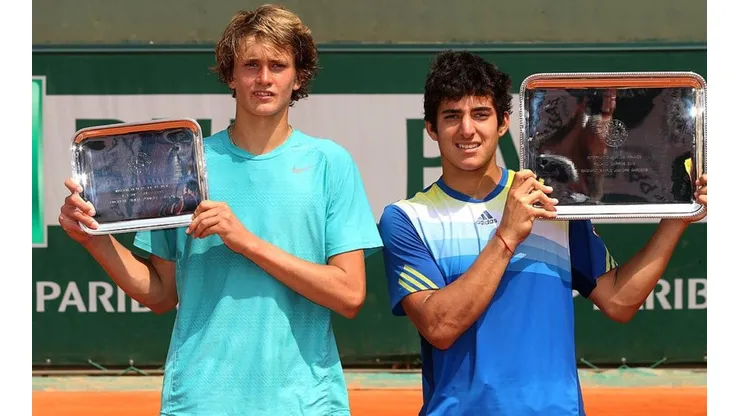 Cristian Garin le ganó la final de Roland Garros Junior a Alexander Zverev