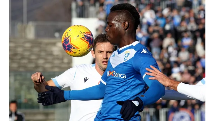 Mario Balotelli en el Brescia de Italia