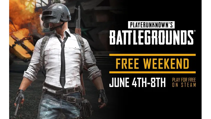 PUBG gratis del 4 y hasta el 8 de junio