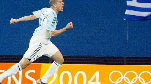 Andrés D'Alessandro fue parte del equipo argentino que ganó el oro en Atenas con Bielsa