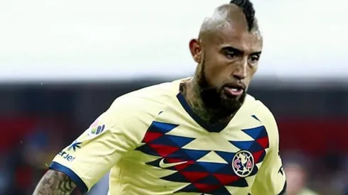 Fotomontaje de Arturo Vidal en América
