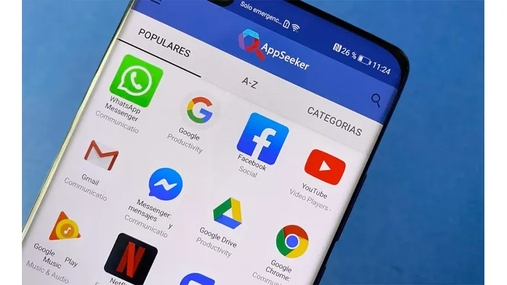 AppSeeker la puedes encontrar en la AppGallery de Huawei.